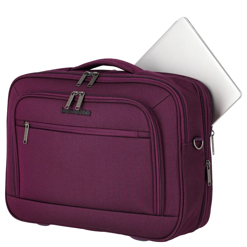 Travelite Cubis - Bolsa de mano 40 cm (berry)