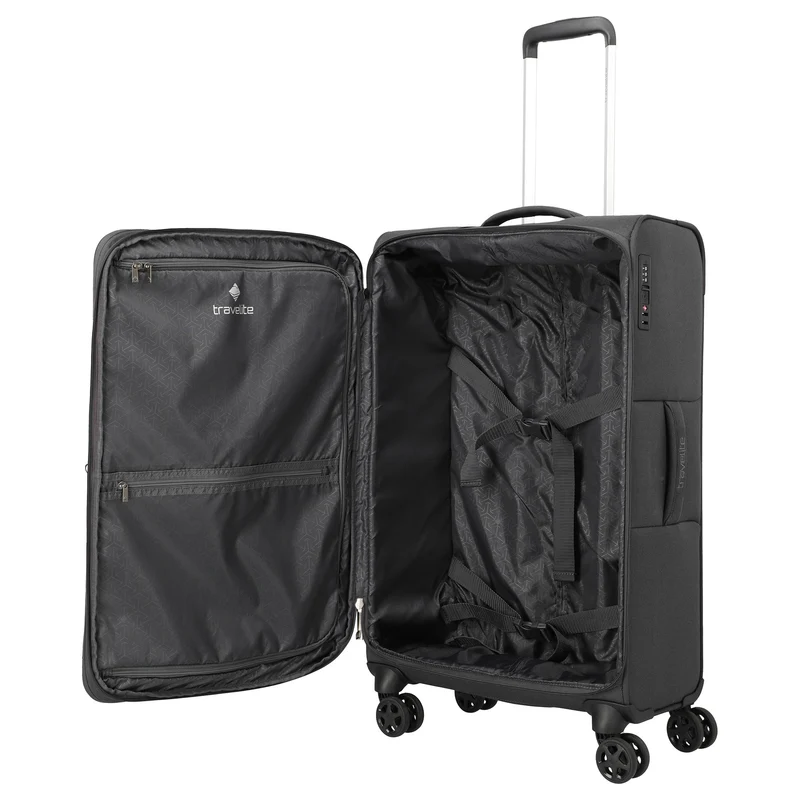 Travelite Cubis - Trolley de 4 ruedas 72 cm expandible (anthracite)