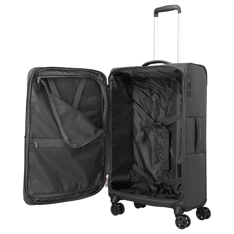Travelite Cubis - Trolley de 4 ruedas 72 cm expandible (anthracite)