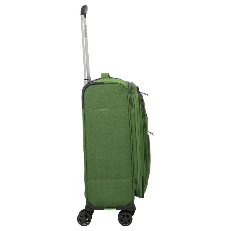 Travelite Cubis - Trolley de cabina de 4 ruedas 55 cm expandible (green)