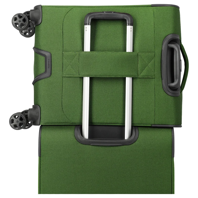 Travelite Cubis - Trolley de cabina de 4 ruedas 55 cm expandible (green)