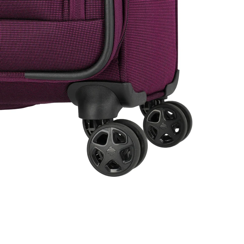 Travelite Cubis - Set de trolley con 4 ruedas 5 piezas (berry)