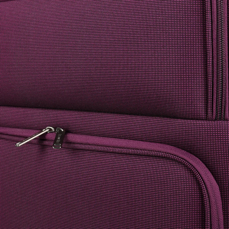 Travelite Cubis - Set de trolley con 4 ruedas 5 piezas (berry)