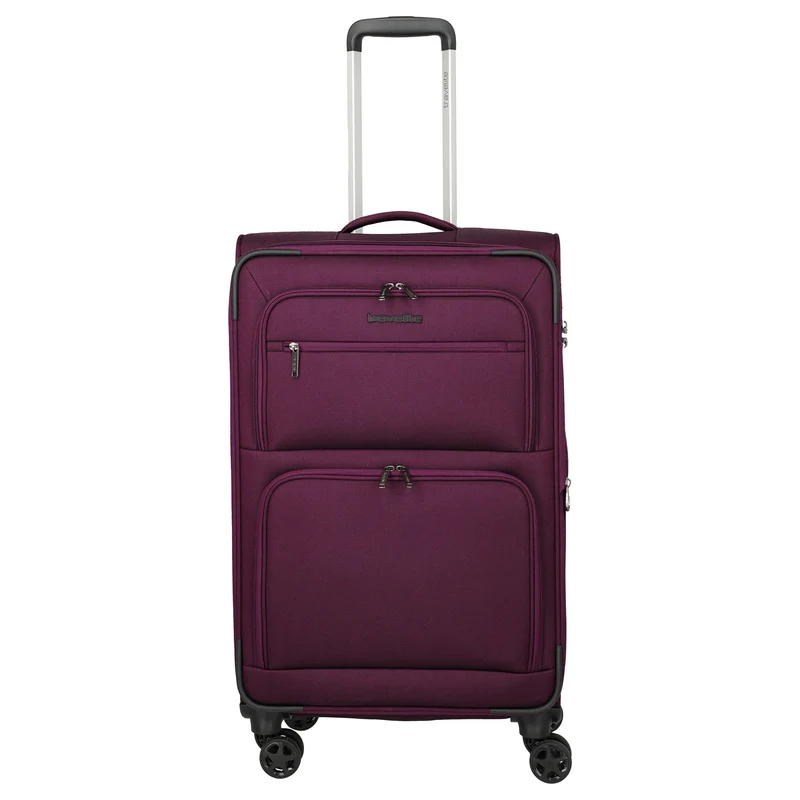 Travelite Cubis - Trolley de 4 ruedas 72 cm expandible (berry)