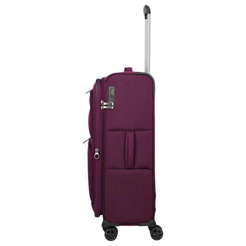 Travelite Cubis - Trolley de 4 ruedas 72 cm expandible (berry)