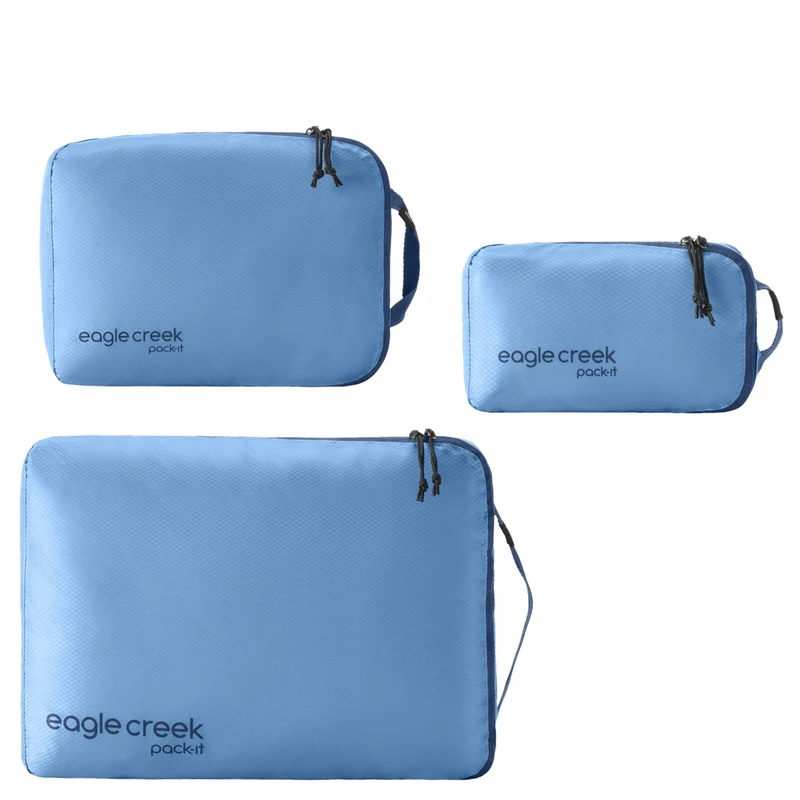 Eagle Creek Pack-It Isolate Cube Set XS/S/M 3tlg. - Bolsa de compresión (blue dawn)