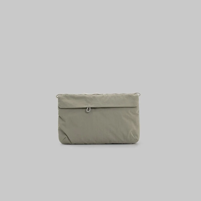 Flat Sacoche Small Moss Papery