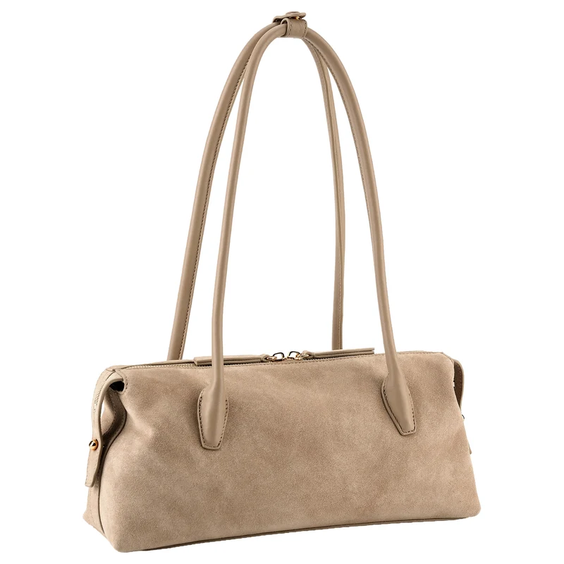 Les Visionnaires Hazel Baguette Cozy Scarf - Bolso de hombro 35 cm (mushroom)