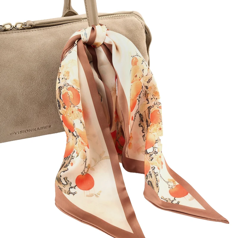 Les Visionnaires Hazel Baguette Cozy Scarf - Bolso de hombro 35 cm (mushroom)