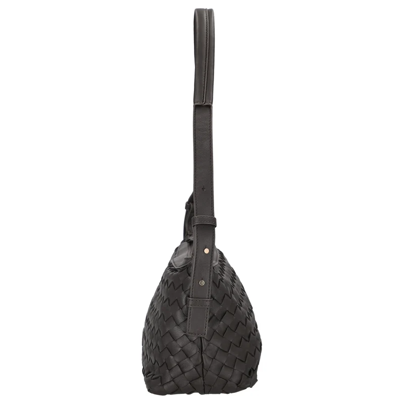 Les Visionnaires Marie Baguette Weave Silky - Bolso de hombro 38.5 cm (cafe)