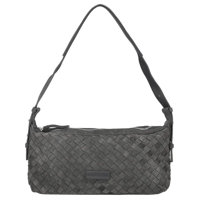 Les Visionnaires Marie Baguette Wave Cozy - Bolso de hombro 38,5 cm (asphalte)