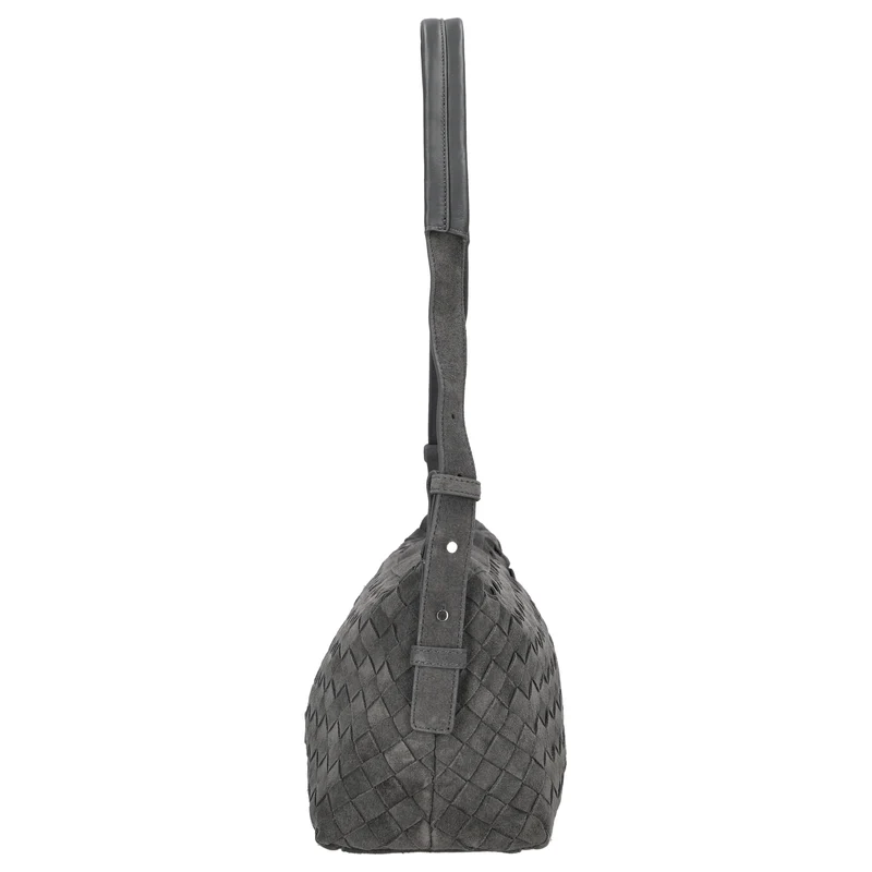 Les Visionnaires Marie Baguette Wave Cozy - Bolso de hombro 38,5 cm (asphalte)