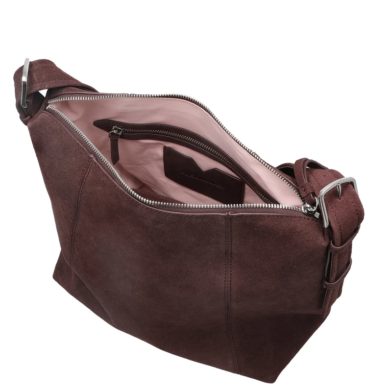 Les Visionnaires Marie Slouchy Buckle Cozy - Bolso saco 36 cm (aubergine)
