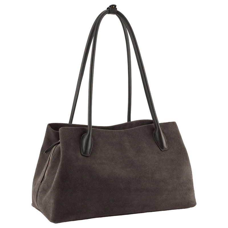 Les Visionnaires Sophie Grande Cozy Scarf - Bolso de hombro 42 cm (dark brown)