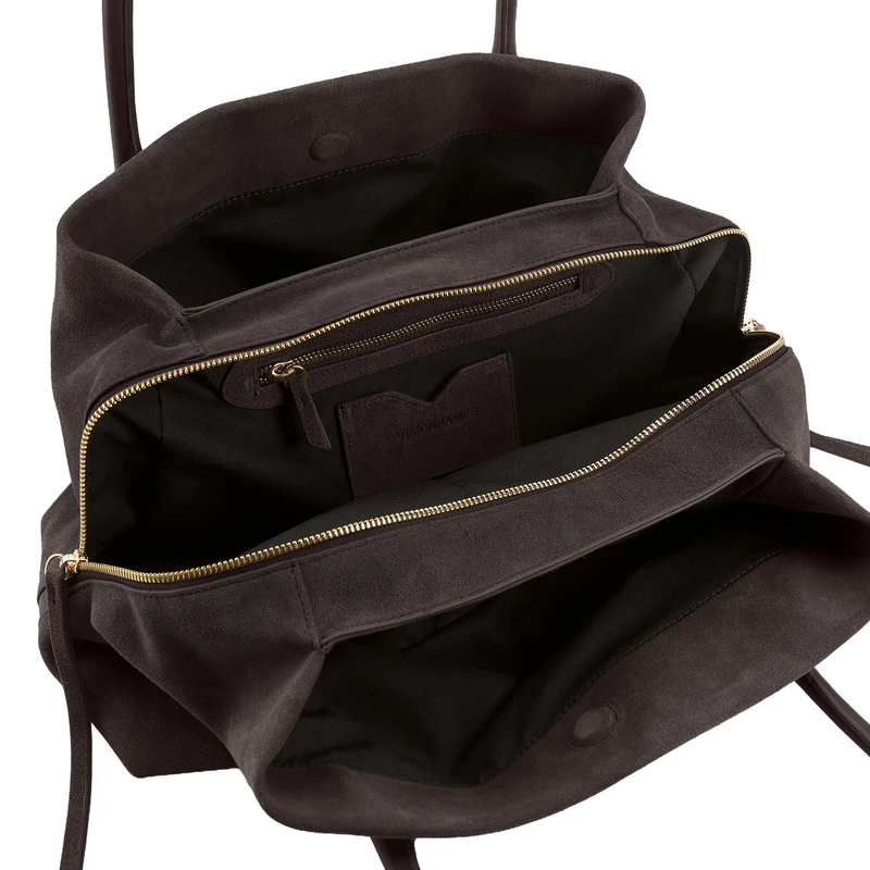 Les Visionnaires Sophie Grande Cozy Scarf - Bolso de hombro 42 cm (dark brown)