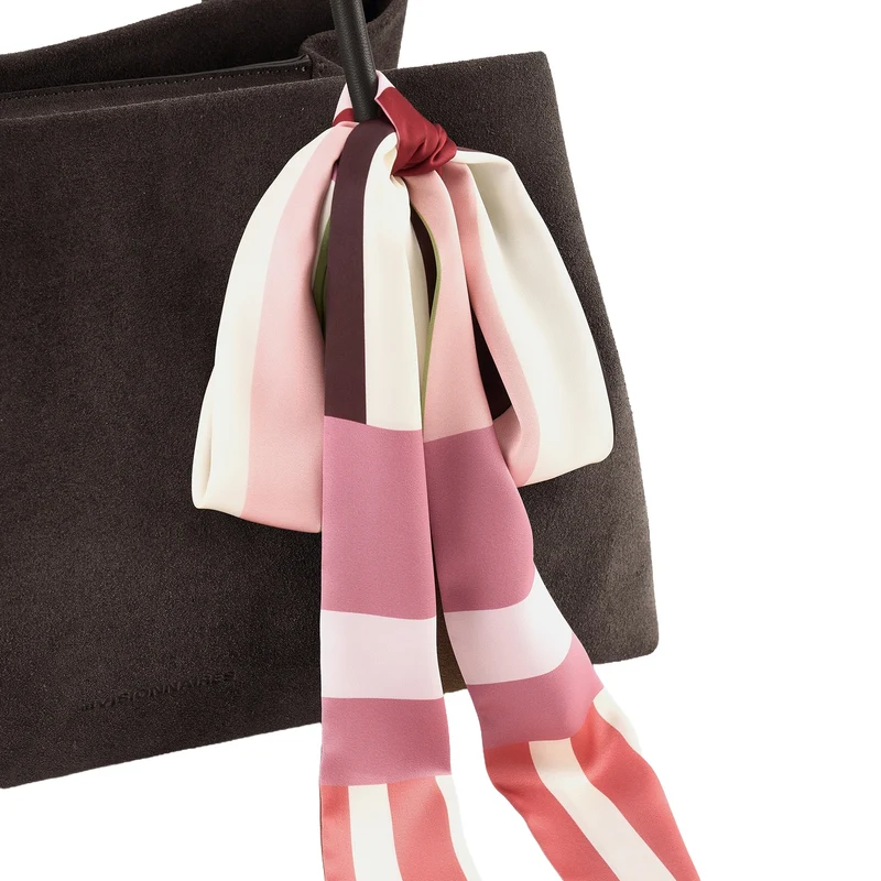 Les Visionnaires Sophie Grande Cozy Scarf - Bolso de hombro 42 cm (dark brown)