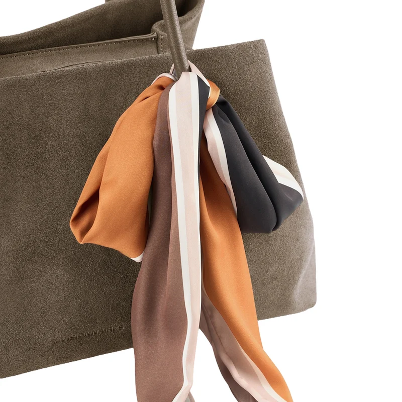 Les Visionnaires Sophie Grande Cozy Scarf - Bolso de hombro 42 cm (khaki)