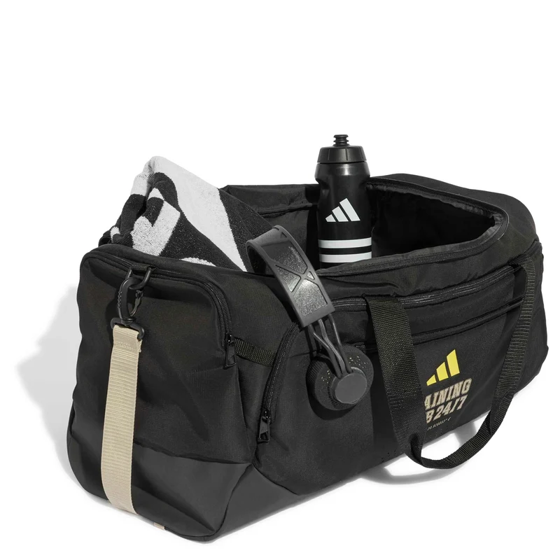 adidas Training Defender 60 - Bolsa deportiva 63 cm (black/khaki three/pure lemon)