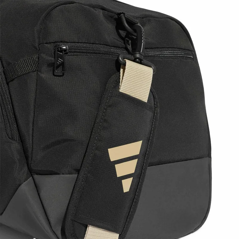 adidas Training Defender 60 - Bolsa deportiva 63 cm (black/khaki three/pure lemon)