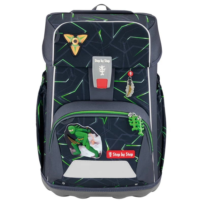 Step by Step Giant - Set de mochila escolar 5 piezas (Ninja Kimo)