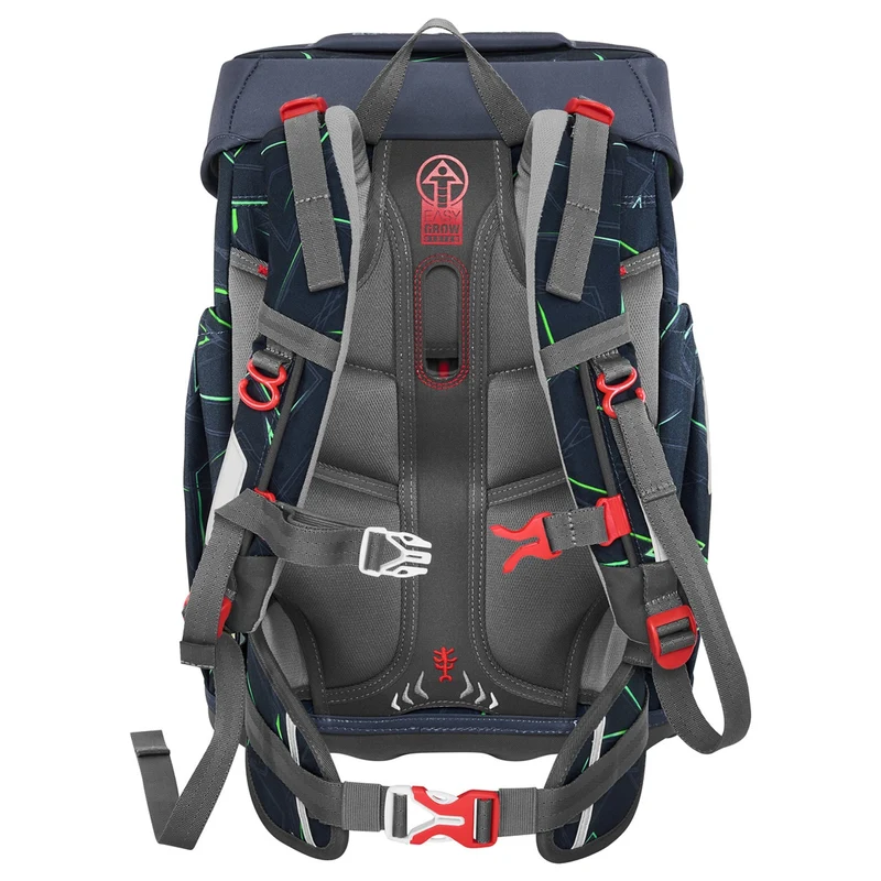 Step by Step Giant - Set de mochila escolar 5 piezas (Ninja Kimo)