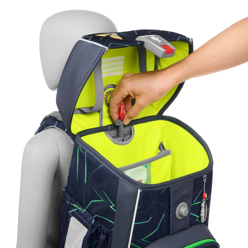 Step by Step Giant - Set de mochila escolar 5 piezas (Ninja Kimo)