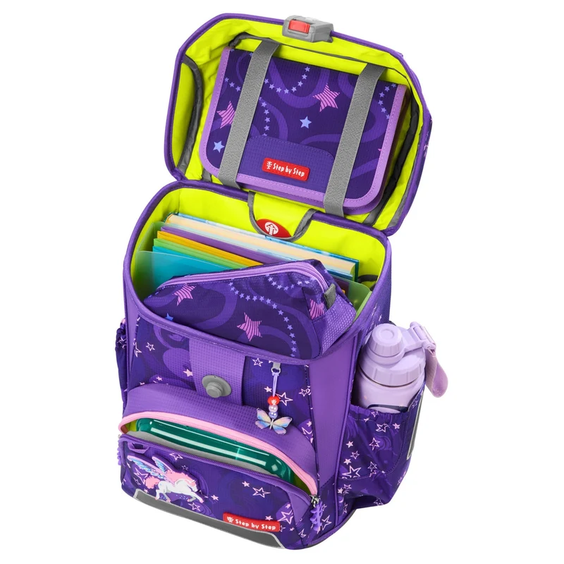 Step by Step Cloud - Set de mochila escolar 5 piezas (Pegasus Liv)