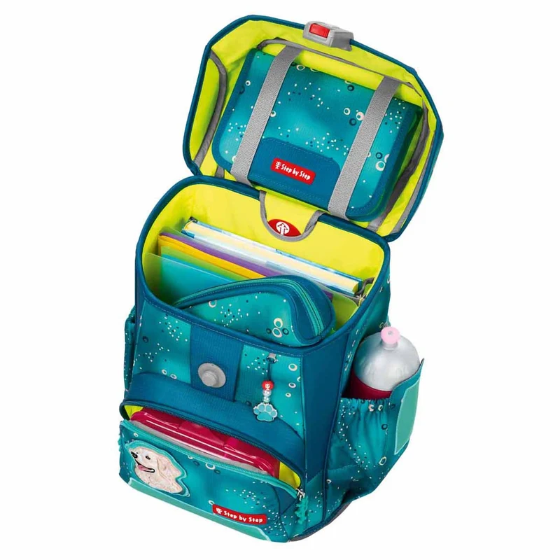 Step by Step Cloud - Set de mochila escolar 5 piezas (Dog Basty)