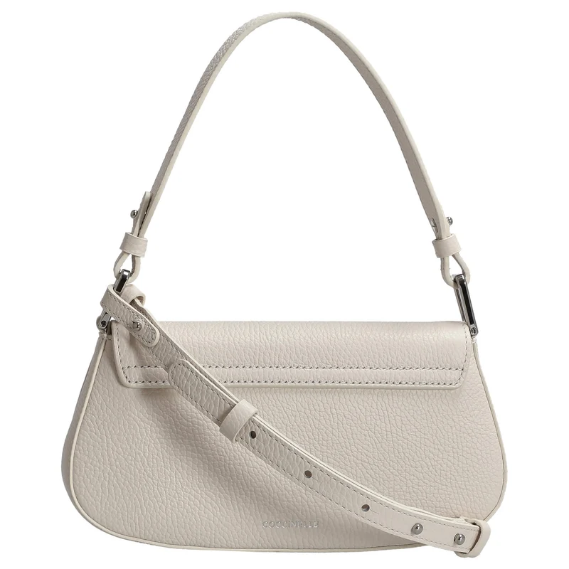 Coccinelle Myrtha Maxi Log - Bolso de hombro 24 cm (white)