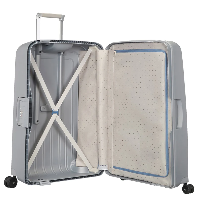 Samsonite S Cure Spinner - Trolley XL de 4 ruedas 81 cm (silver)