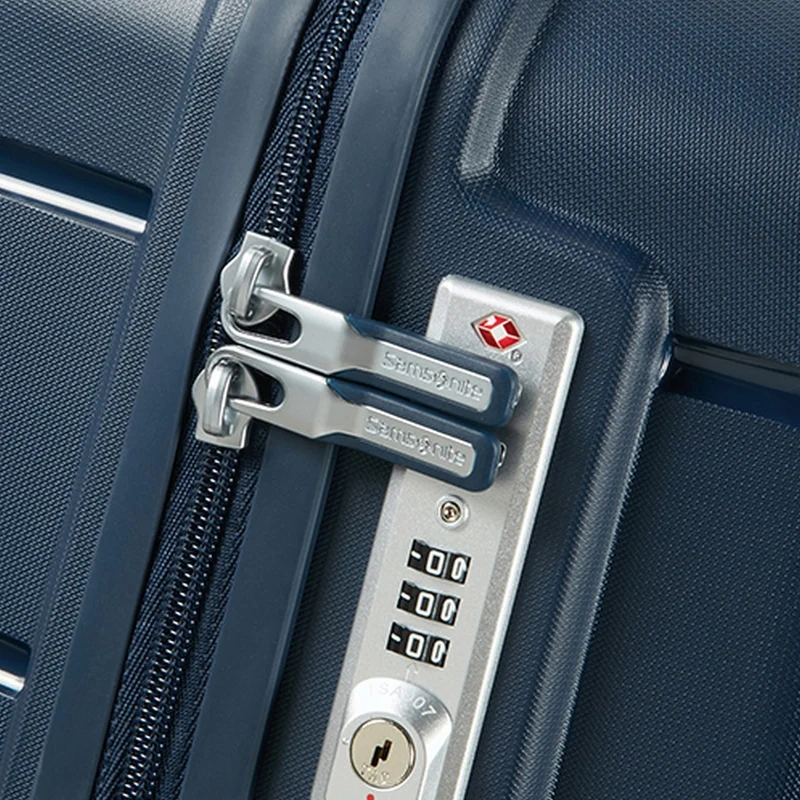 Samsonite Flux 4-Wheel Trolley M 68 cm expandible (navy blue)