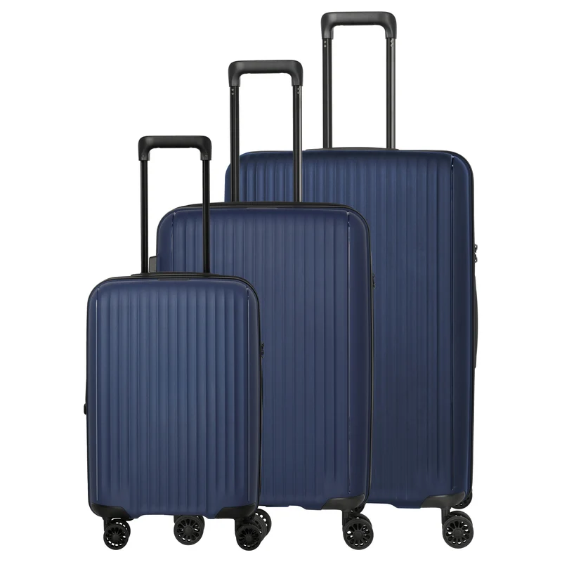 Travelite Skymate - Set de trolley con 4 ruedas 3 piezas ampliable (navy)