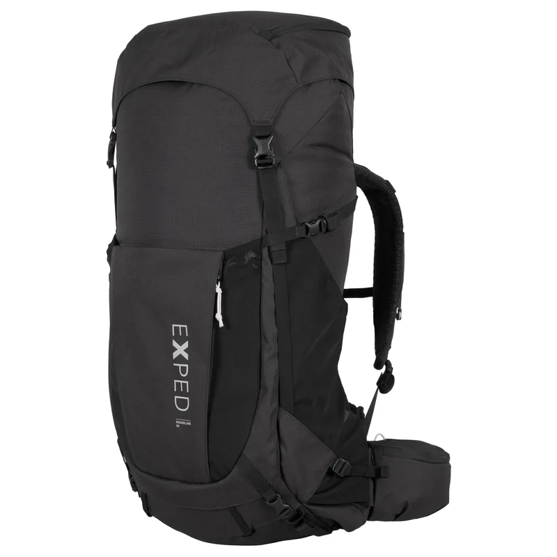 Exped Ridgeline 55 - Mochila de senderismo S/M 78 cm (black)