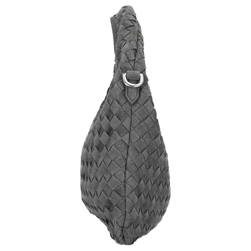 Les Visionnaires Sadie Weave Cozy - Bolso bandolera 39 cm (asphalte)