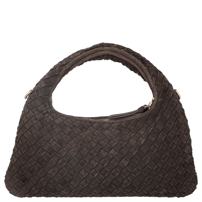 Les Visionnaires Sadie Weave Cozy - Bolso bandolera 39 cm (dark brown)
