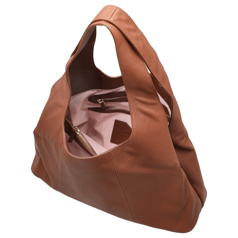 Les Visionnaires Paz Essential Soft Grainy - Bolso de hombro (chestnut)