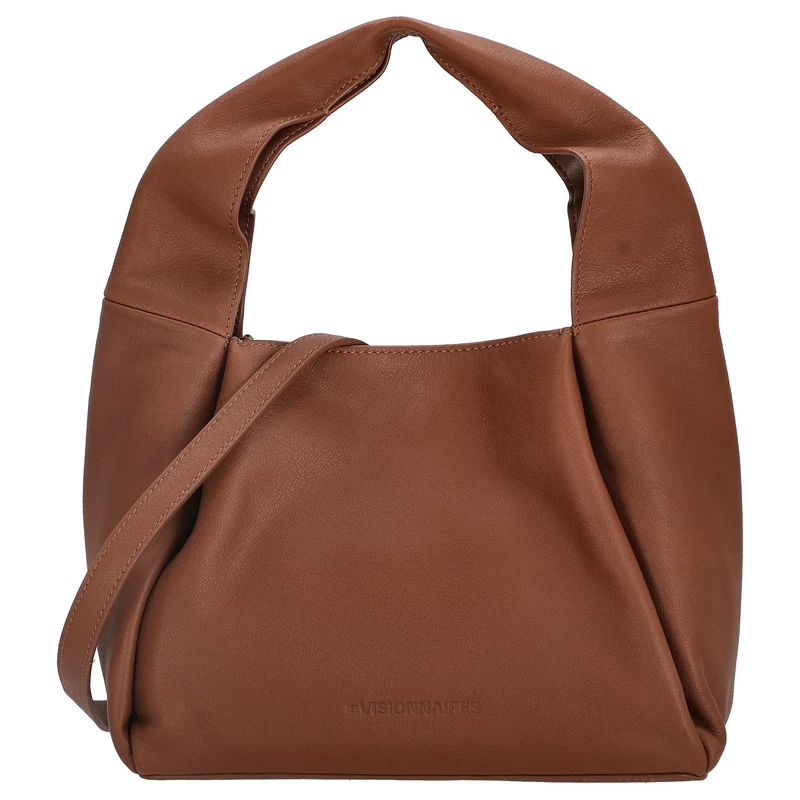 Les Visionnaires Coralie Essential Soft Grainy - Bolso bandolera 24 cm (chestnut)