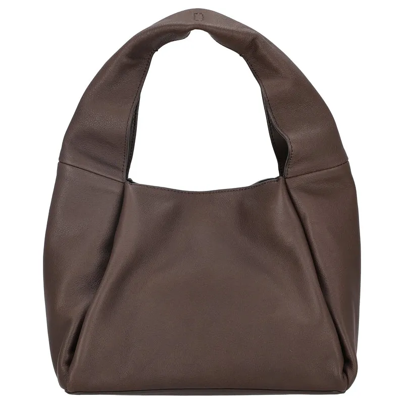 Les Visionnaires Coralie Essential Soft Grainy - Bolso bandolera 24 cm (chocolate)