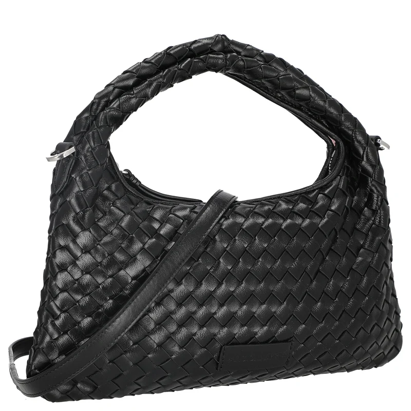 Les Visionnaires Sadie Weave Glossy - Bolso de mano (black)