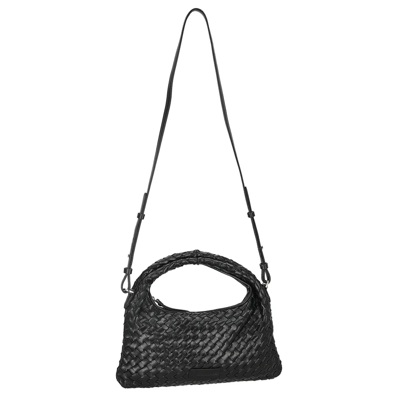 Les Visionnaires Sadie Weave Glossy - Bolso de mano (black)