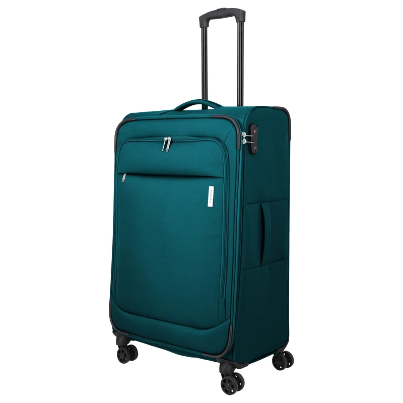 Travelite Priego - Trolley de 4 ruedas L 77 cm (petrol)