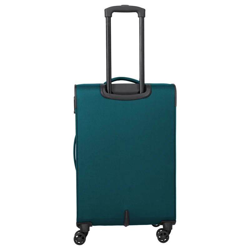 Travelite Priego - Trolley de 4 ruedas M 66 cm (petrol)