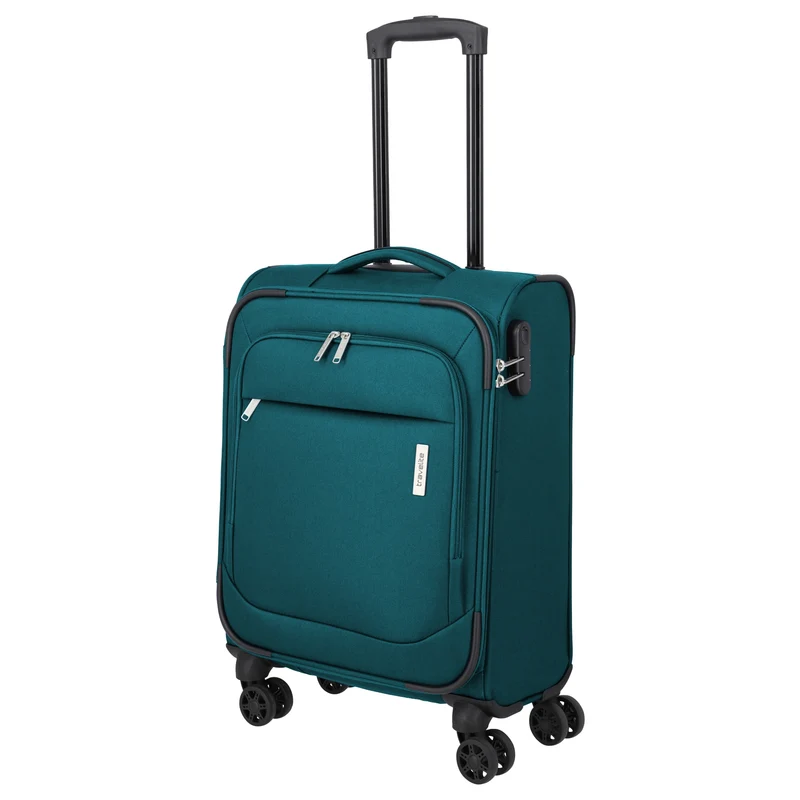 Travelite Priego - Trolley de cabina con 4 ruedas S 55 cm (petrol)