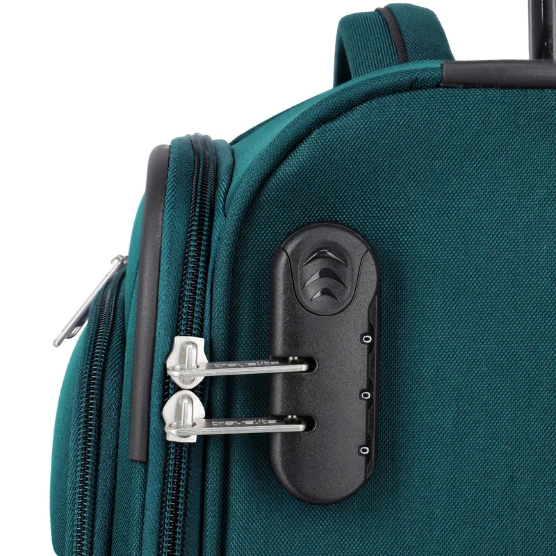 Travelite Priego - Trolley de cabina con 4 ruedas S 55 cm (petrol)