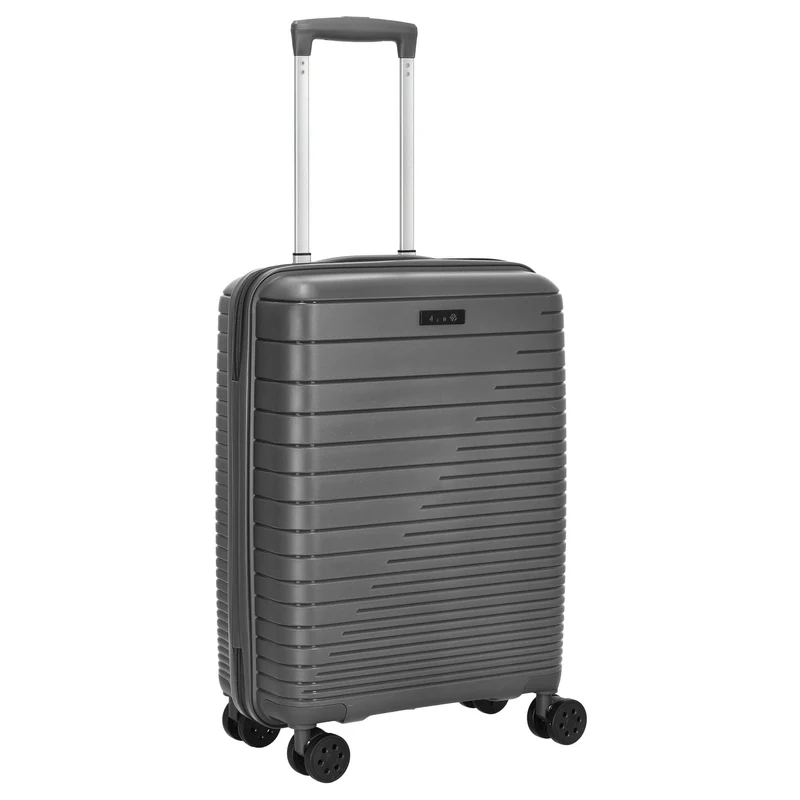 D&N Travel Line 4600 - Trolley de cabina con 4 ruedas S 55 cm (grey)