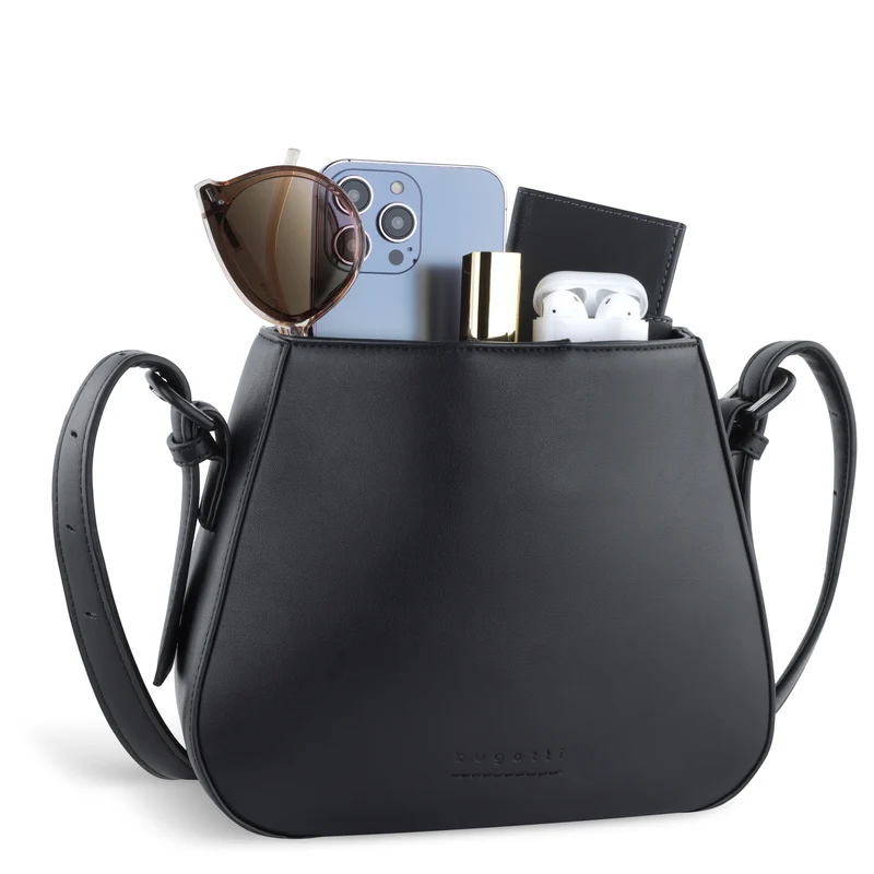 bugatti Luna - Bolso de hombro S 23 cm (schwarz)