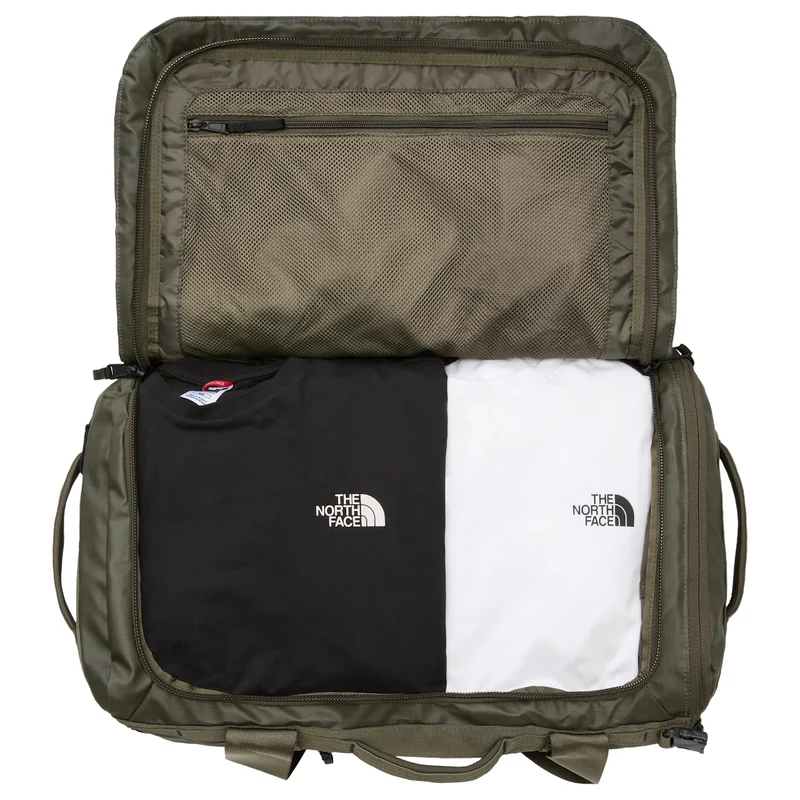 The North Face Base Camp Voyager Duffel 42 - Bolsa de viaje/mochila 58 cm (new taupe green-tnf black)