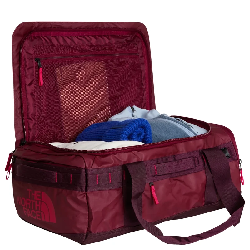 The North Face Base Camp Voyager Duffel 42 - Bolsa de viaje/mochila 58 cm (burgundy crush/deep bur)