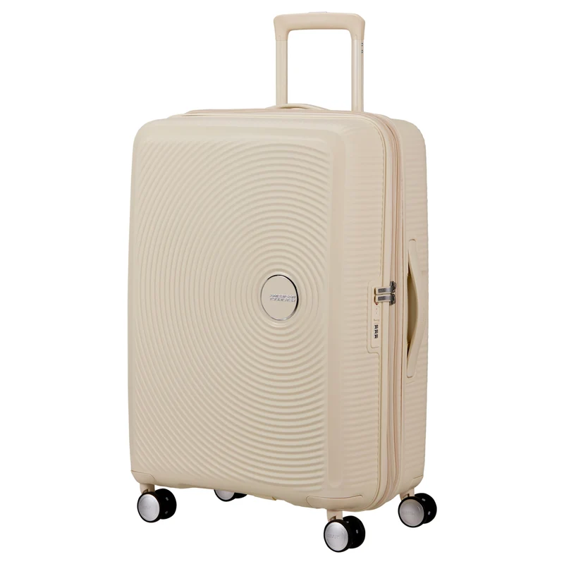 American Tourister Soundbox - Trolley de 4 ruedas 67 cm (coconut sand)