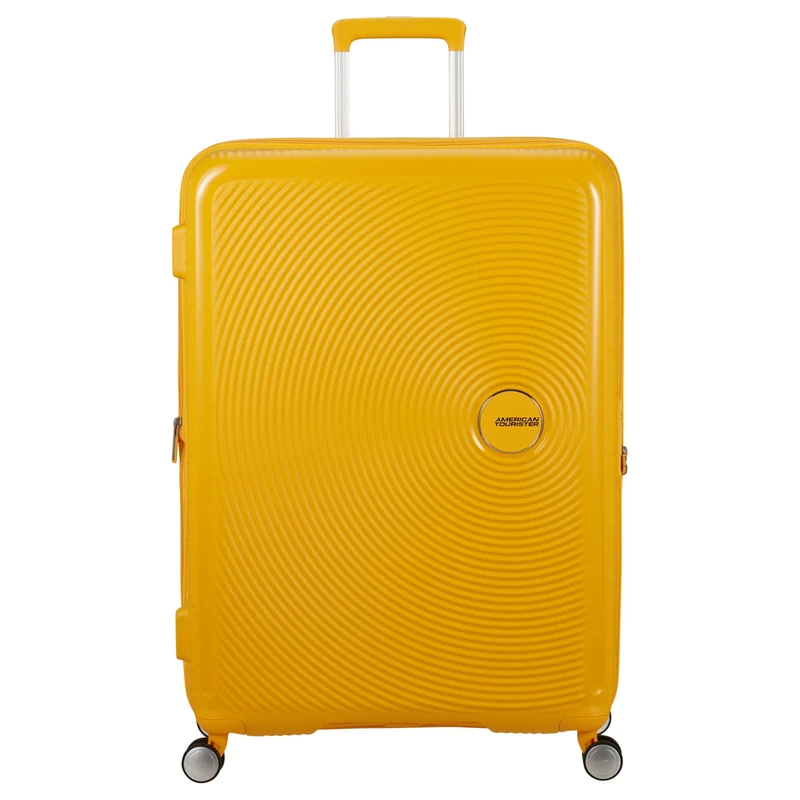 American Tourister Soundbox - Trolley de 4 ruedas 80 cm expandible (gelb)